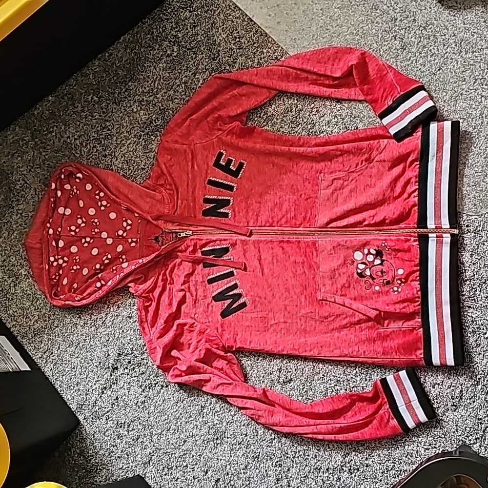 STUNNING DISNEY PARKS MINNIE ZIP UP HOODIE